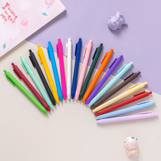 Stationery Factory Greenwill Promotion Custom School and Office Heat Sensitive Ergonomic Refillable Erase Beautiful Writing Friction Gel Pen (KP100751)
