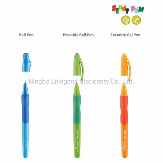EG9200E Soft Grip Erasable Friction Office Supply Stationery Pen with Left and Right Hand